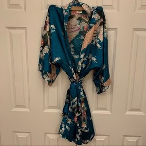 Silk Robe with Tie